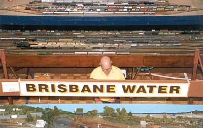 Colour picture: Brisbane Water layout at the 2000 Sydney Model Railway Exhibition